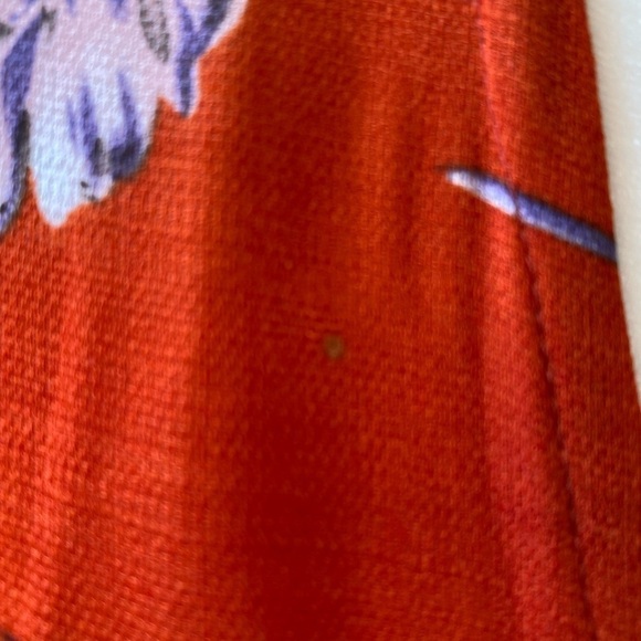 Sage the Label Tropical Print Tie Front Crop Top size Medium - Picture 8 of 12